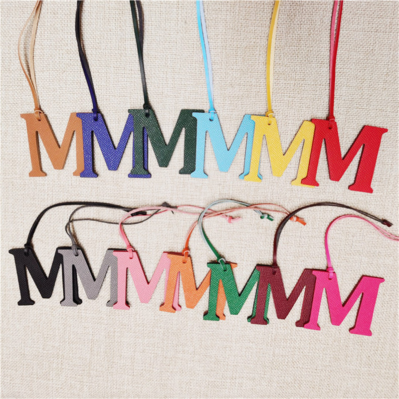 Monogram Keychain Leather - XMESSUN Nuovo Ciondolo con Lettera M