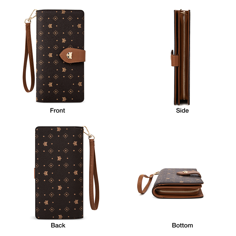 FOXER Portafoglio lungo da don - Monogram Keychain Leather recensione e prezzo